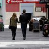 Michael Bublé, sa femme Luisana Lopilato et leur fils Noah se promènent dans les rues de Madrid. Le28 avril 2015