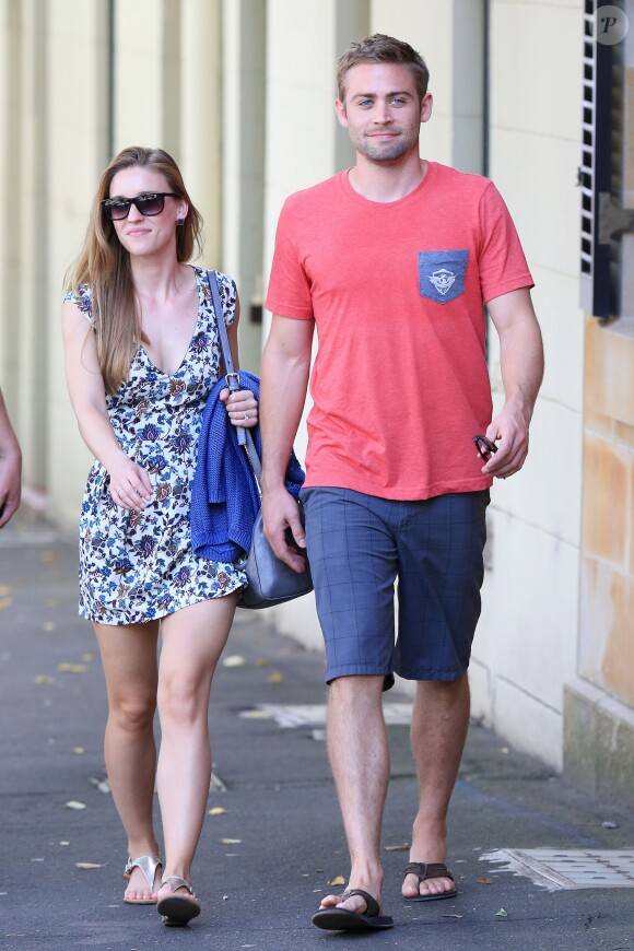 Cody Walker et Felicia à Sydney, le 16 avril 2015.