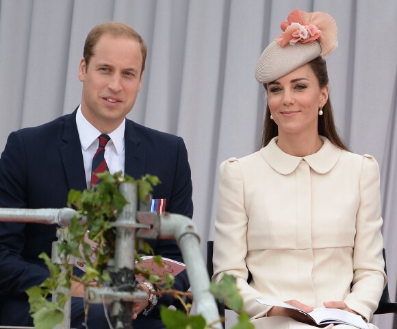 Le Prince William, Catherine Kate Middleton, la duchesse de Cambridge - Cérémonie de commémoration du centenaire de la première guerre mondiale à Liège en Belgique le 4 août 2014.
