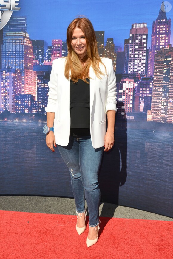 Poppy Montgomery, venue en famille, , à la soirée Marvel Universe LIVE! à Inglewood, le samedi 2 mai 2015.
