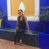 Victoria Beckham a visité les Jardins de Majorelle à Marrakech le lundi 4 mai 2015