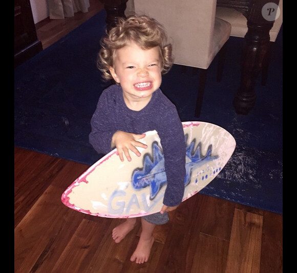 Marisa Miller a ajouté une photo de son fils Gavin à son compte Instagram, le 29 avril 2015