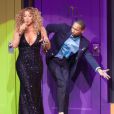  Mariah Carey ( robe Hervé L, Leroux) sur scène en concert au Caesars Palace à Las Vegas. Le 6 mai 2015 