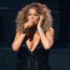 Mariah Carey ( robe Hervé L, Leroux) en concert au Caesars Palace à Las Vegas. Le 6 mai 2015