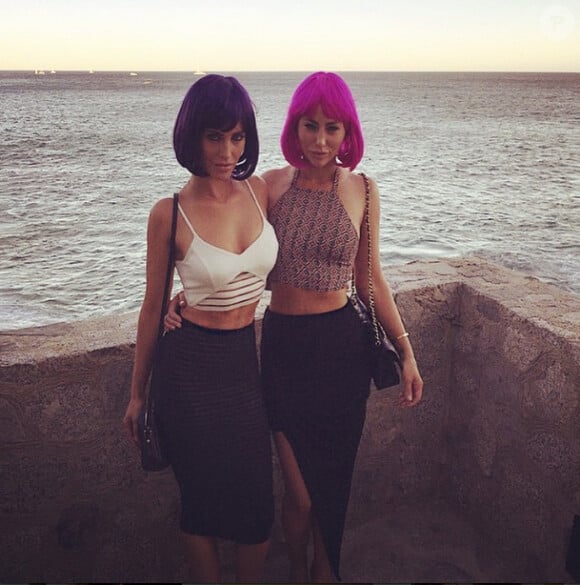 Jessica Lowndes avec son amie Ashley Buckelew Kramar à Cabo San Lucas - photo publiée sur son compte Instagram le 2 mai 2015