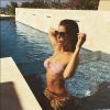 Jessica Lowndes profite de la piscine à Cabo San Lucas - photo publiée sur son compte Instagram le 4 mai 2015
