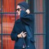 Demi Moore - Exclusif - Demi Moore avec ses filles Tallulah et Scout Willis à la sortie de leur hôtel à New York, le 19 mars 2015  