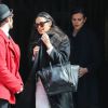 Demi Moore à la sortie de son hôtel à New York, le 19 mars 2015 