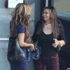 Exclusif - Beyoncé Knowles, son mari Jay'Z, leur fille Blue Ivy et sa mère Tina Knowles sont allés déjeuner avec Kelly Rowland, son mari Tim Witherspoon et leur fils Titan Jewell au restaurant "My 2 Cents" à Los Angeles. Le 25 janvier 2015