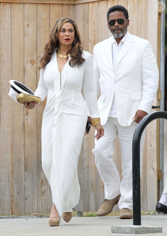 Tina Knowles et Richard Lawson au mariage de Solange Knowles et Alan Ferguson à la Nouvelle-Orléans, le 16 novembre 2014.
