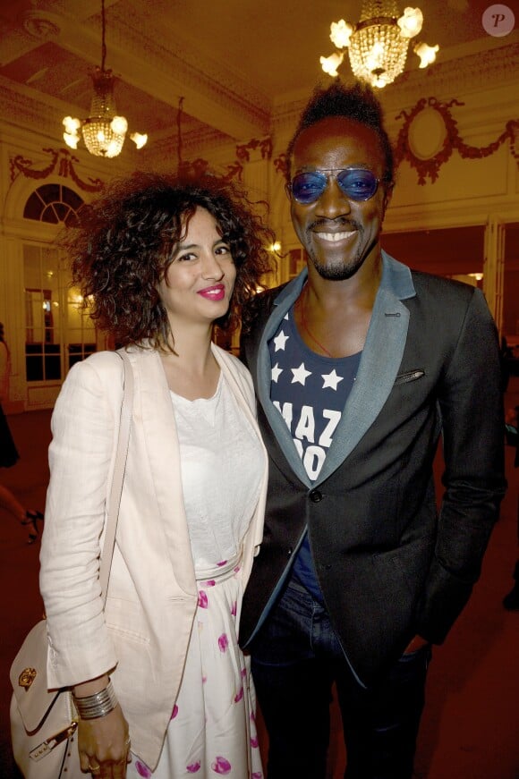 Virginie Darbon et Marco Prince - Générale de la pièce Open Space au théâtre de Paris le 11 mai 2015.