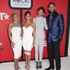 Adrienne Banfield-Jones, Jada Pinkett Smith, Willow et Will Smith assistent à la cérémonie Black Girls Rock au NJ Performing Arts Center. Newark, le 28 mars 2015.