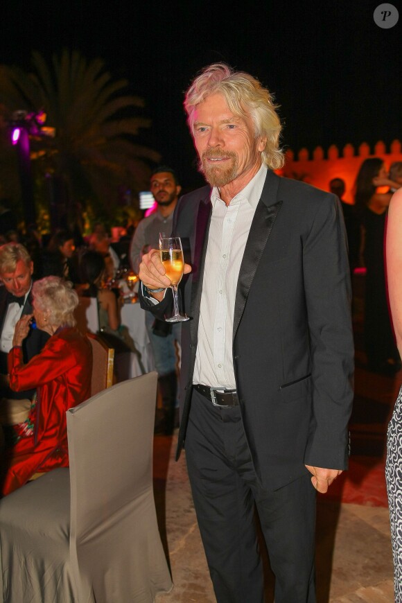 Exclusif - Sir Richard Branson - Dîner de Gala British Polo Day au Dar Soukkar de Marrakech au profit de la Fondation Eve Branson le 25 avril 2015.