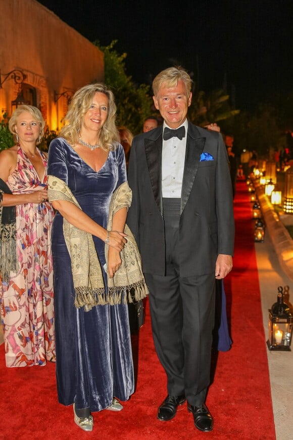 Exclusif - L'ambassadeur de Grande-Bretagne au Maroc Clive Alderton et sa femme Catriona - Dîner de Gala British Polo Day au Dar Soukkar de Marrakech au profit de la Fondation Eve Branson le 25 avril 2015.