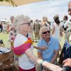 Exclusif - Sir Richard Branson et sa mère Eve Branson - British Polo Day au Jnan Amar Polo Club à Marrakech au profit de la Fondation Eve Branson le 25 avril 2015.