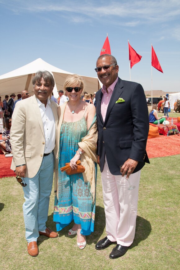 Exclusif - Dwight L. Bush Sr ambassadeur des États-Unis au Maroc - British Polo Day au Jnan Amar Polo Club à Marrakech au profit de la Fondation Eve Branson le 25 avril 2015.