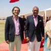 Exclusif - Amar Abdelhadi, PDG du Jnan Amar Polo Resort et Dwight L. Bush Sr ambassadeur des États-Unis au Maroc - British Polo Day au Jnan Amar Polo Club à Marrakech au profit de la Fondation Eve Branson le 25 avril 2015.