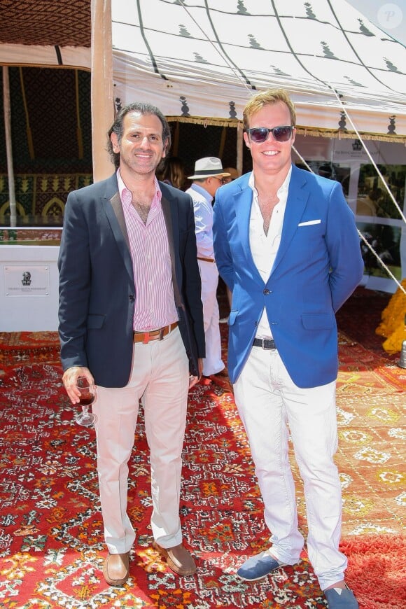Exclusif - Amar Abdelhadi et PDG du Jnan Amar Polo Resort - British Polo Day au Jnan Amar Polo Club à Marrakech au profit de la Fondation Eve Branson le 25 avril 2015.