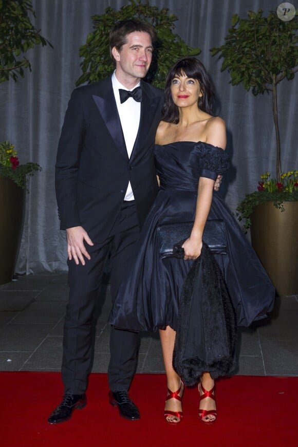 Claudia Winkleman et son mari à la cérémonie des British Academy Film Awards 2015 au Royal Opera House à Londres le 8 février 2015