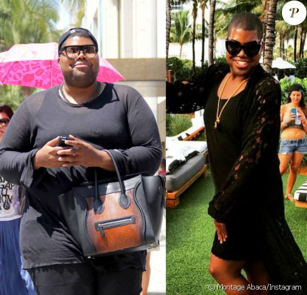 EJ Johnson avant/après. En 2013 dans les rues de Los Angeles (à gauche) et 2015 à Miami (droite).