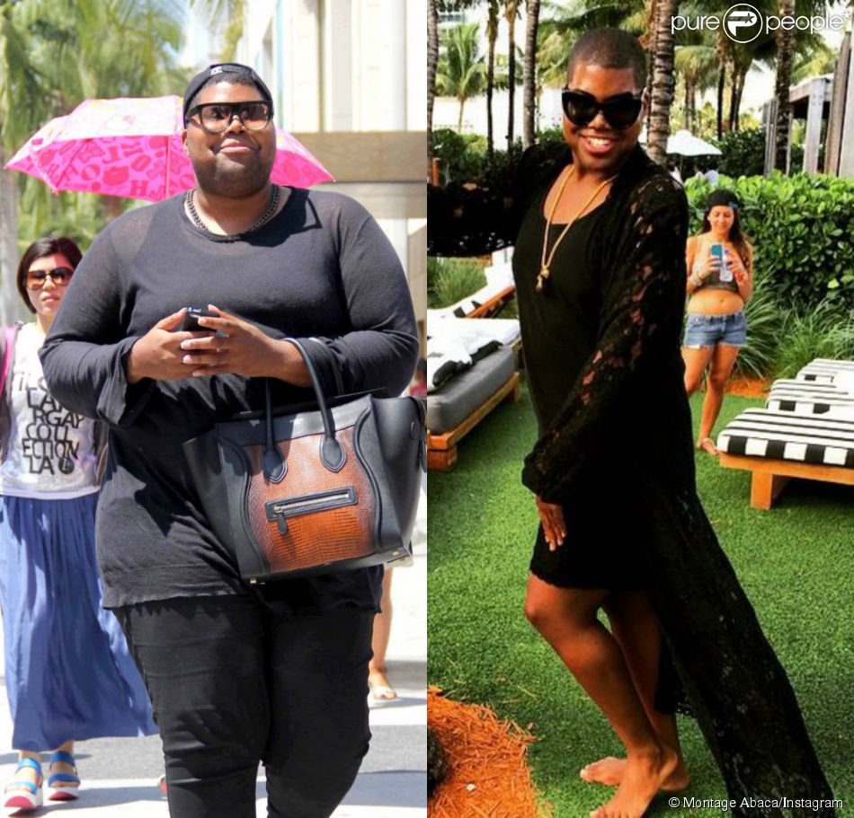 EJ Johnson avant/après. En 2013 dans les rues de Los Angeles (à gauche) et 2015 à Miami (droite).