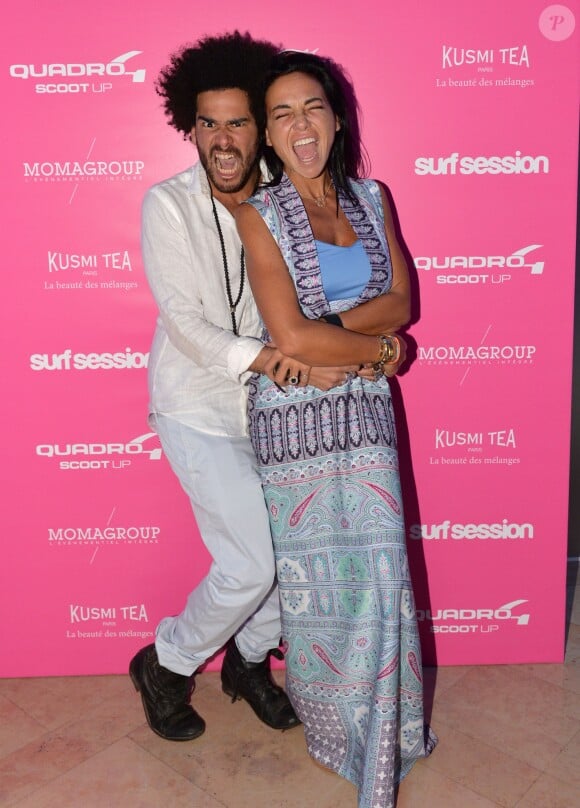 Exclusif - Alexandre Le Strat et Sandra Zeitoun De Matteis - Soirée dans la suite Sandra and Co au 63 la croisette à Cannes le 13 mai 2015.
