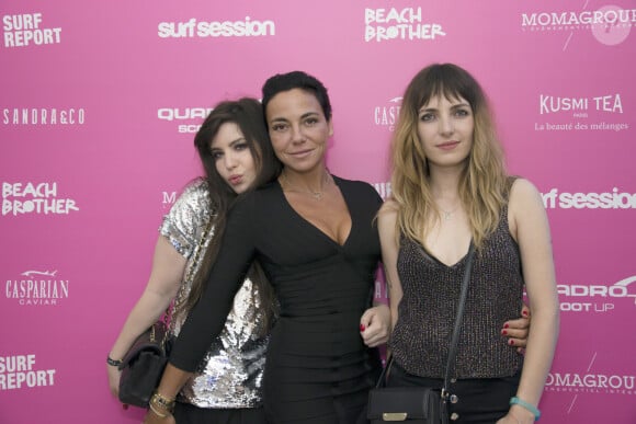 Exclusif - Betty Autier, Sandra Zeitoun De Matteis et la dijette Marine - Soirée dans la suite Sandra and Co au 63 boulevard la Croisette à Cannes le 14 mai 2015.