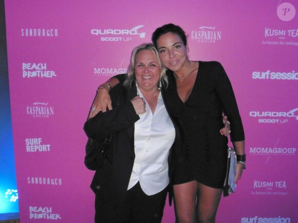 Exclusif - Valérie Damidot, Sandra Zeitoun De Matteis - Soirée dans la suite Sandra and Co au 63 boulevard la Croisette à Cannes le 14 mai 2015.