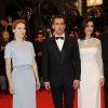 Léa Seydoux, Colin Farrell, Rachel Weisz - Montée des marches du film "The Lobster" lors du 68e Festival International du Film de Cannes, le 15 mai 2015.