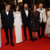 Léa Seydoux, Colin Farrell, Rachel Weisz, Yorgos Lanthimos, Ariane Labed, John C. Reilly, Aggeliki Papoulia - Montée des marches du film "The Lobster" lors du 68e Festival International du Film de Cannes, le 15 mai 2015.