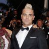 Robbie Williams et sa femme Ayda Shield - Montée des marches du film "The Sea of Trees" (La Forêt des Songes) lors du 68e Festival International du Film de Cannes, le 16 mai 2015.