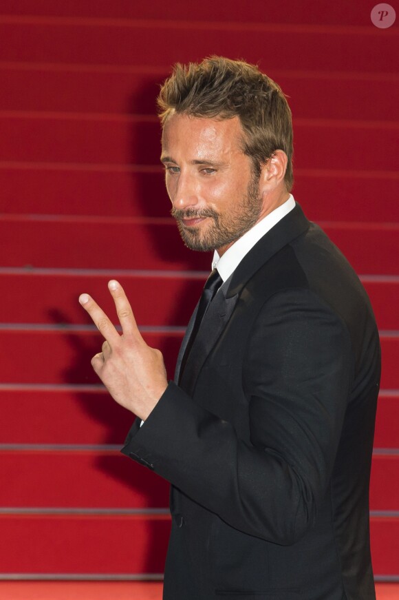 Matthias Schoenaerts - Montée des marches du film "Maryland" lors du 68e Festival International du Film de Cannes, le 16 mai 2015.