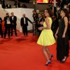 Laurence Roustandjee et Aïda Touihri - Montée des marches du film "Mon Roi" lors du 68e Festival International du Film de Cannes, le 17 mai 2015.