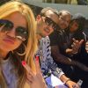 Khloé Kardashian, French Montana, Chinx, Malika Haqq et Diddy à Miami. Mars 2015.