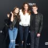 Cindy Crawford avec ses enfants Presley Gerber et Kaia Gerber - Première du film " Tomorrowland " à Los Angeles Le 09 mai 2015