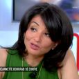 Jeannette Bougrab sur le plateau de  C à vous  sur France 5, le 18 mai 2015. L'ex-compagne de Charb révèle que la maman du dessinateur a tenté d'entrer en contact avec elle.