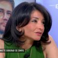 Jeannette Bougrab sur le plateau de  C à vous  sur France 5, le 18 mai 2015. Elle dit regretter d'avoir montré des photos de Charb avec sa fille.