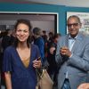 Exclusif - Isabelle Giordano et Abderrahmane Sissako - Remise des prix France culture cinéma sur le Pavillon UniFrance films lors du 68e Festival de Cannes  le 16 mai 2015 