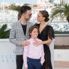 Gilad Kahana, Natalie Portman et Amir Tessler - Photocall du film "Une histoire d'amour et de ténèbres" lors du 68e Festival International du Film de Cannes, le 17 mai 2015.