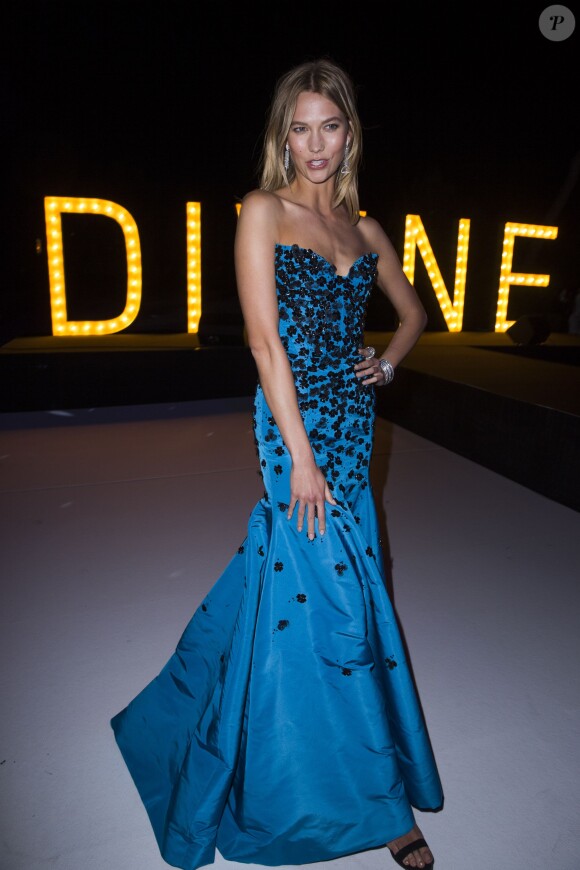Karlie Kloss assiste à la soirée "Divine" organisée par de Grisogono à l'hôtel Eden Roc au Cap d'Antibes. Le 19 mai 2015.