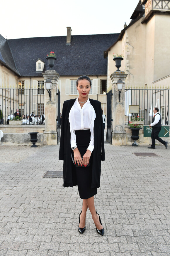 Selita Ebanks assiste à la soirée Cash & Rocket au Château Pizay, près de Lyon. Le 17 mai 2015.