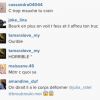 Commentaires des internautes concernant le tatouage de Steven. Ils ont été postés sur le compte Instagram de l'Ange 7. Mai 2015.