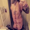 Steven des Anges 7 dévoile son nouveau tatouage sur son compte Instagram et ses abonnés ne sont pas fans ! Mai 2015.