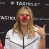 Maria Sharapova lors d'un événement au profit de l'association Théodora organisé par Tag Heuer le 18 mai 2015 à Paris