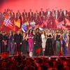 Conchita Wurst lors de la finale de l'Eurovision 2015 à Vienne en Autriche, le 23 mai 2015
