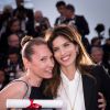 Emmanuelle Bercot (prix d'interprétation féminine pour le film "Mon Roi"), Maïwenn Le Besco - Photocall de la remise des palmes du 68e Festival du film de Cannes, le 24 mai 2014