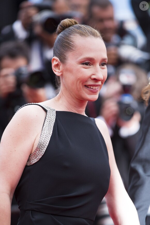 Emmanuelle Bercot - Montée des marches du film "La Glace et le Ciel" pour la cérémonie de clôture du 68e Festival du film de Cannes, le 24 mai 2015.