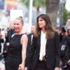 Emmanuelle Bercot, Maïwenn Le Besco - Montée des marches du film "La Glace et le Ciel" pour la cérémonie de clôture du 68e Festival du film de Cannes, le 24 mai 2015.