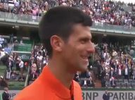Novak Djokovic, en français, fait mourir de rire le public de Roland-Garros !