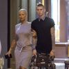 Exclusif - Prix Spécial - Amber Rose et son nouveau compagnon Machine Gun Kelly (MGK) passent la soirée du jour de la fête des mères ensemble à New York, le 10 mai 2015. 